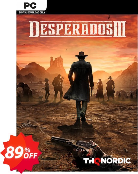 Desperados III PC Coupon code 89% discount 