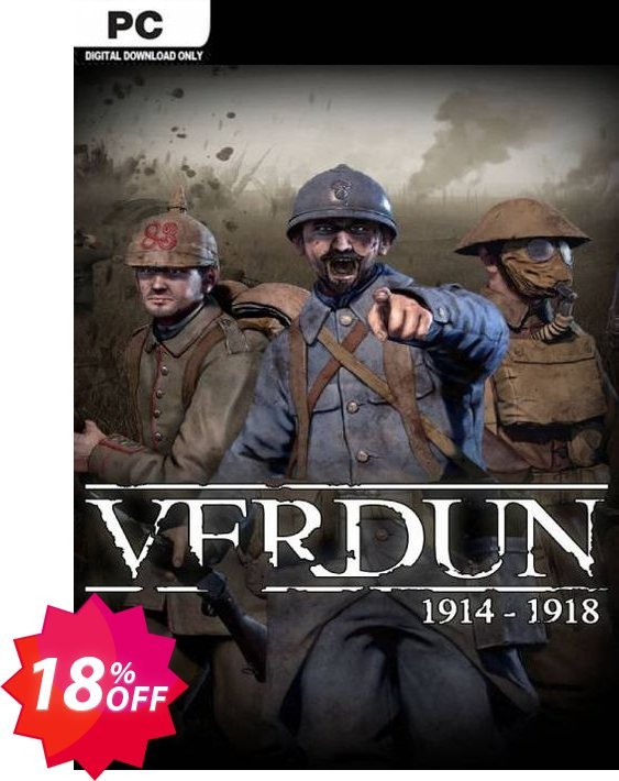 Verdun PC Coupon code 18% discount 