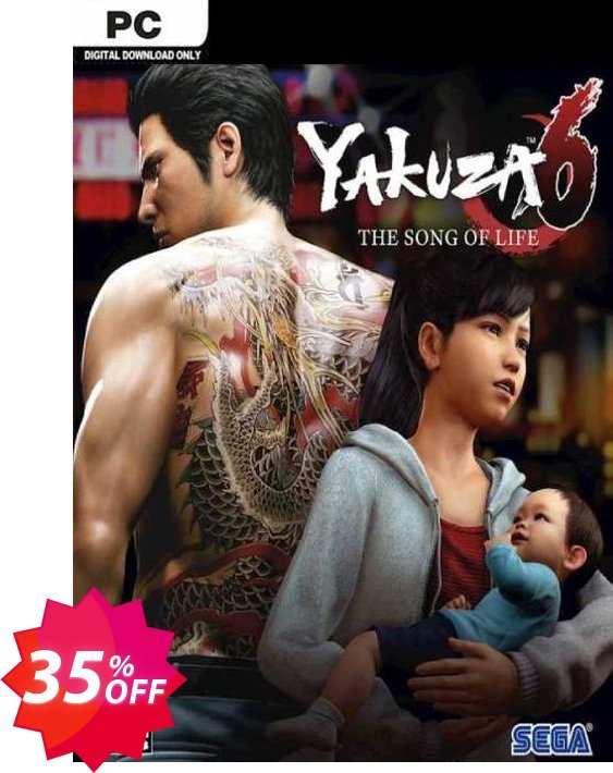 Yakuza 6: The Song of Life PC Coupon code 35% discount 