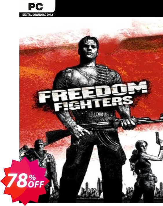 Freedom Fighters PC Coupon code 78% discount 