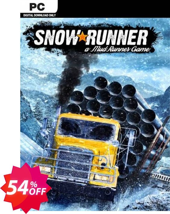 SnowRunner PC Coupon code 54% discount 