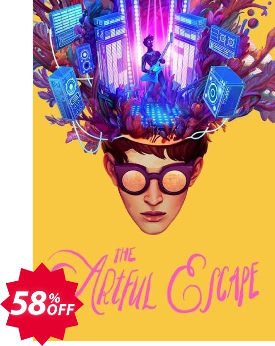 The Artful Escape PC Coupon code 58% discount 