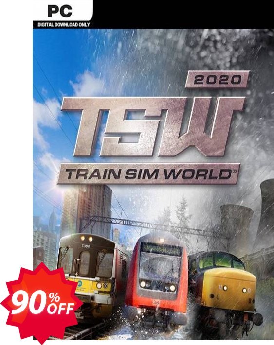 Train Sim World 2020 PC Coupon code 90% discount 