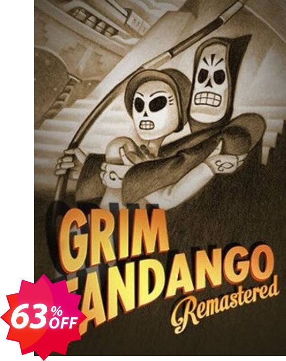 Grim Fandango Remastered PC Coupon code 63% discount 