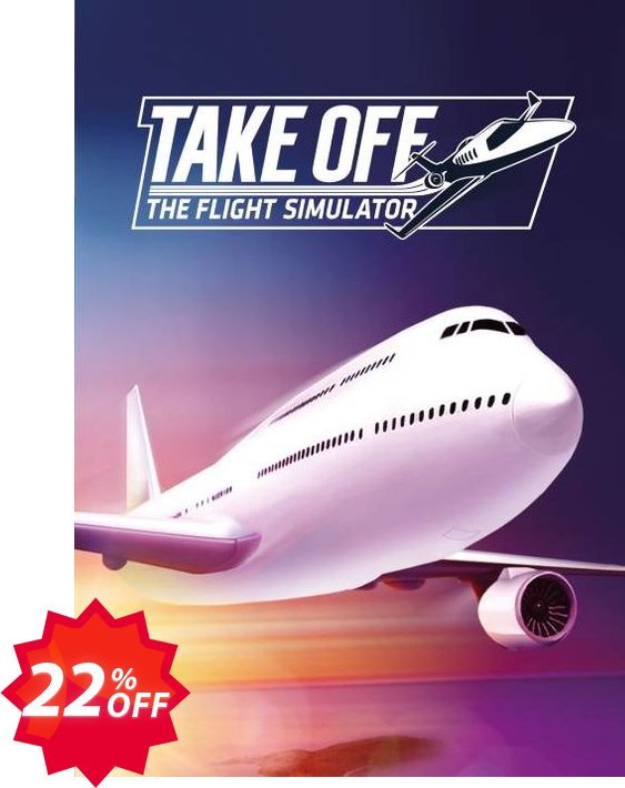Take Off - The Flight Simulator PC, WW  Coupon code 22% discount 