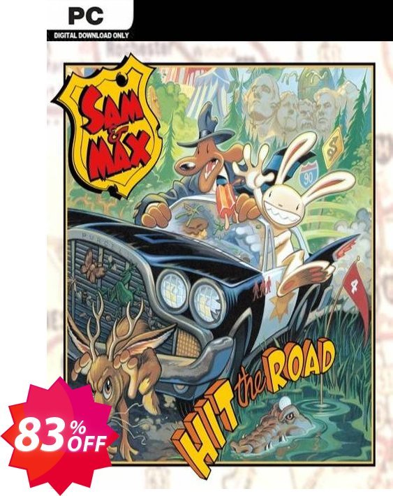 Sam & Max Hit the Road PC Coupon code 83% discount 
