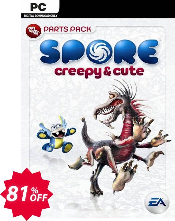 SPORE Creepy & Cute Parts Pack PC Coupon code 81% discount 