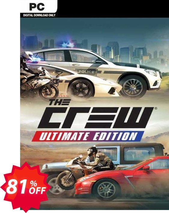 The Crew Ultimate Edition PC Coupon code 81% discount 