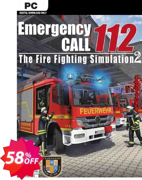 Emergency Call 112 The Fire Fighting Simulation 2 PC Coupon code 58% discount 