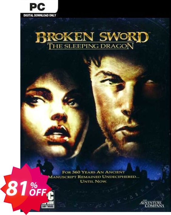 Broken Sword 3 - the Sleeping Dragon PC, EN  Coupon code 81% discount 
