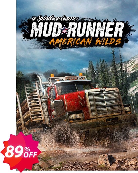 Spintires Mudrunner American Wilds PC Coupon code 89% discount 