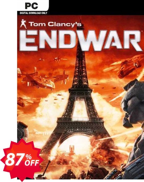 Tom Clancys: EndWar, PC  Coupon code 87% discount 