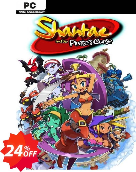 Shantae and the Pirates Curse PC Coupon code 24% discount 