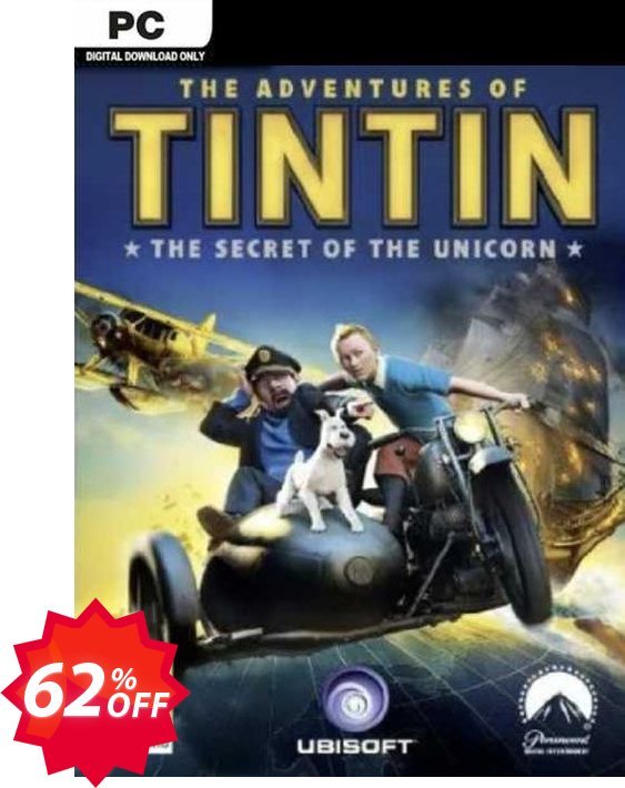 The Adventure of Tintin Secret of the Unicorn PC Coupon code 62% discount 