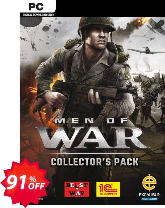 Men of War: Collector Pack PC Coupon code 91% discount 