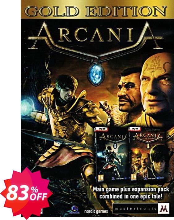 ArcaniA Gold Edition PC Coupon code 83% discount 
