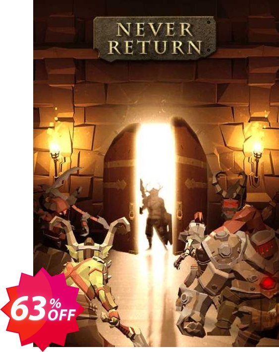 Never Return PC Coupon code 63% discount 