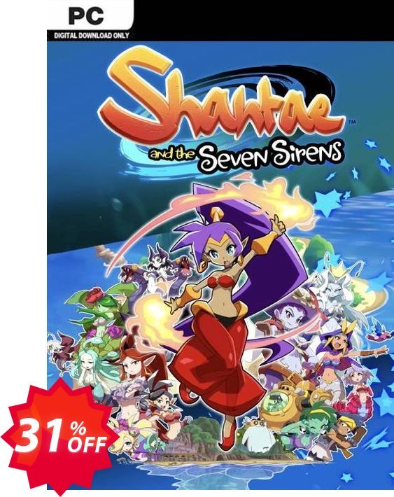 Shantae and the Seven Sirens PC Coupon code 31% discount 