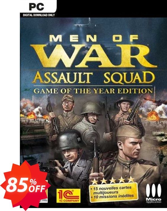 Men of War Assault Squad Game of the Year edition PC Coupon code 85% discount 