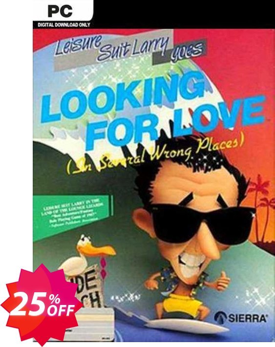 Leisure Suit Larry 2 - Looking For Love, In Several Wrong Places PC Coupon code 25% discount 