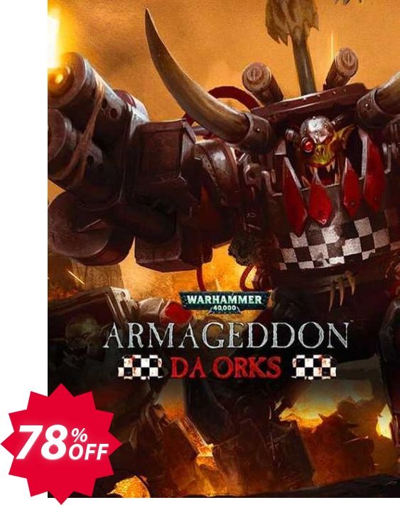 Warhammer 40,000: Armageddon - Da Orks PC Coupon code 78% discount 