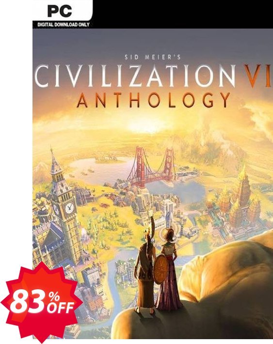 Sid Meier's Civilization VI Anthology, Epic  Coupon code 83% discount 