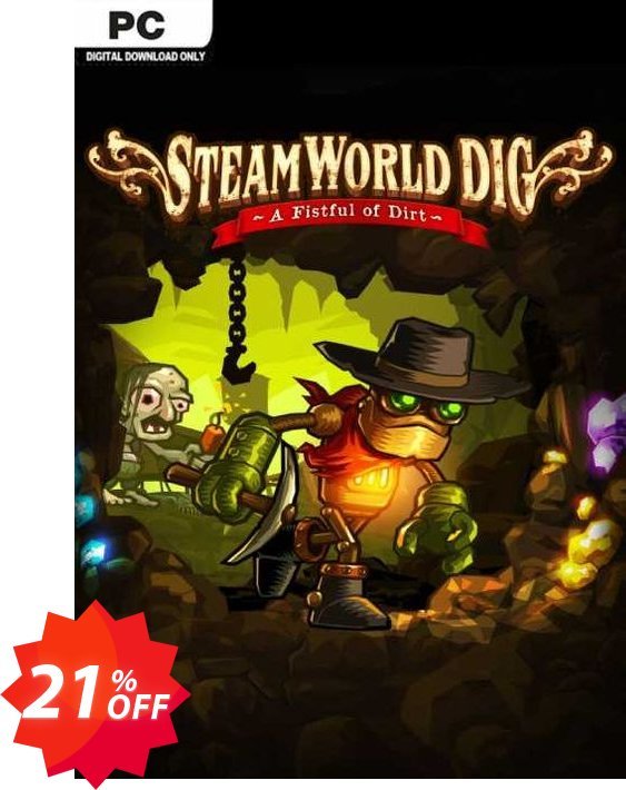 SteamWorld Dig PC Coupon code 21% discount 