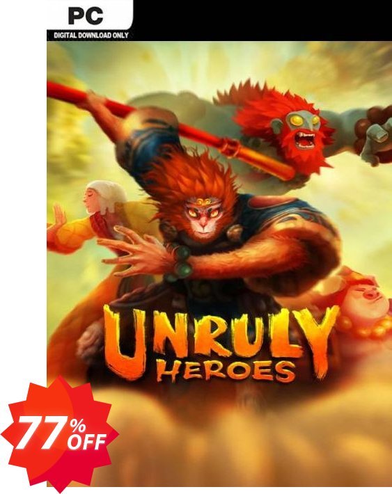 Unruly Heroes PC Coupon code 77% discount 