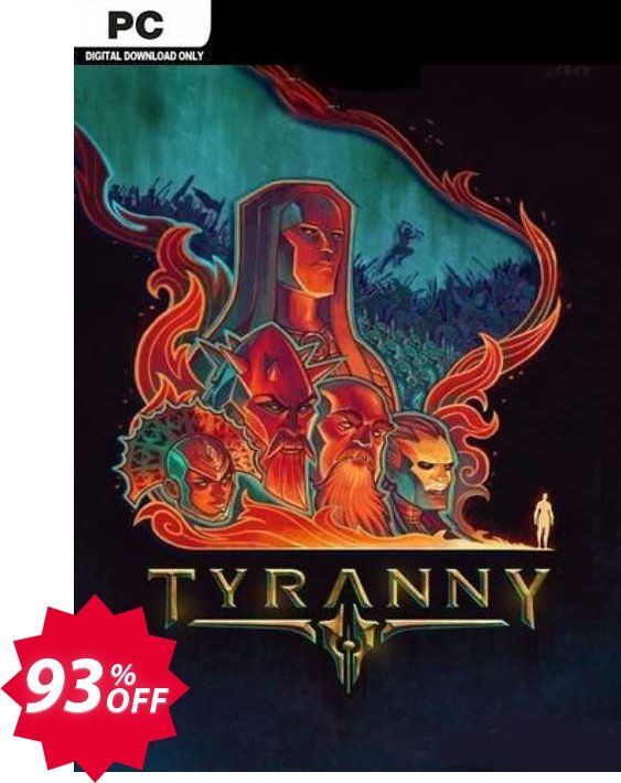 Tyranny PC Coupon code 93% discount 