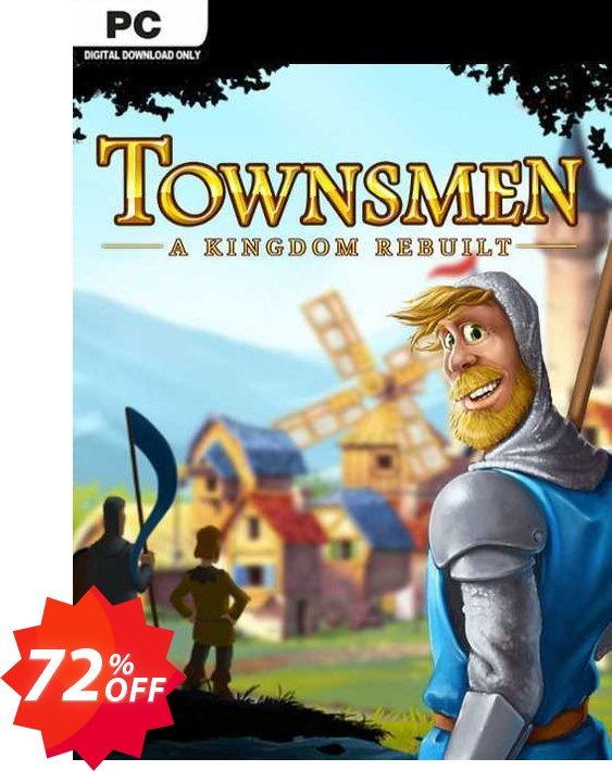 Townsmen - A Kingdom Rebuilt PC Coupon code 72% discount 