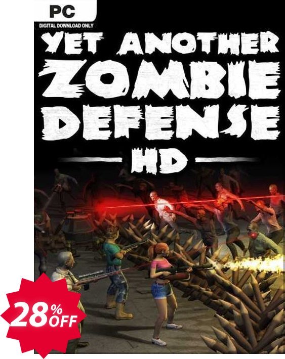 Yet Another Zombie Defense HD PC Coupon code 28% discount 