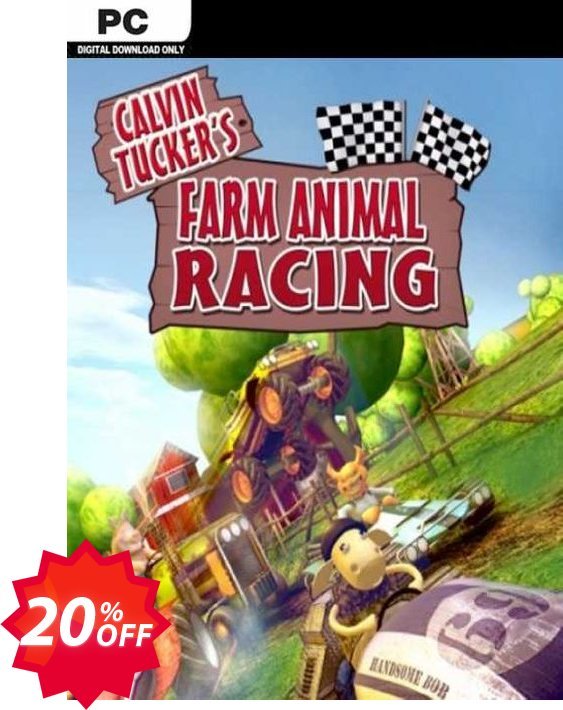 Calvin Tuckers Farm Animal Racing PC Coupon code 20% discount 