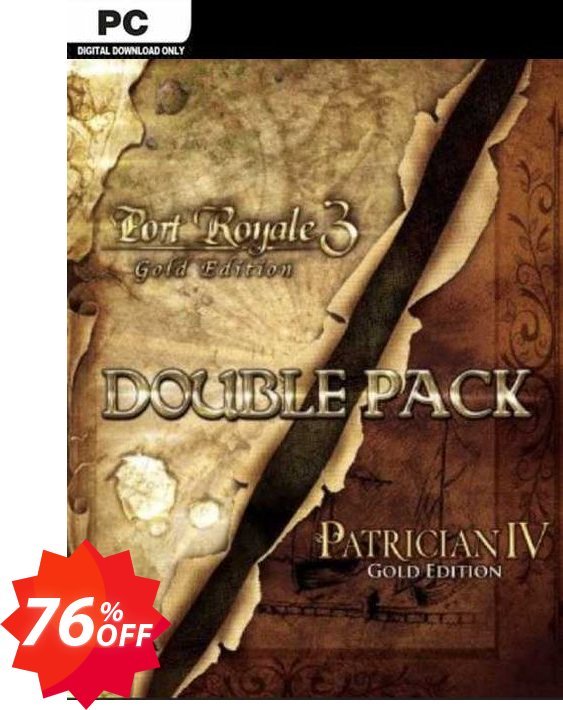 Port Royale 3 Gold And Patrician IV Gold - Double Pack PC Coupon code 76% discount 