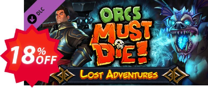 Orcs Must Die!  Lost Adventures PC Coupon code 18% discount 