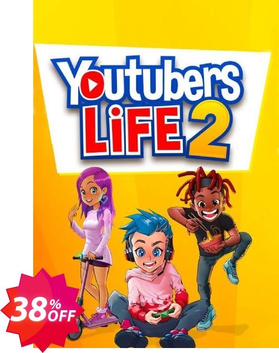 Youtubers Life 2 PC Coupon code 38% discount 