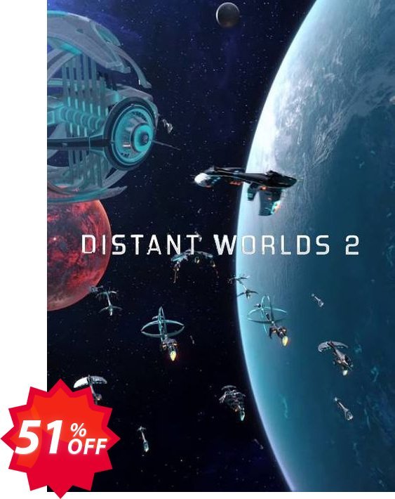 Distant Worlds 2 PC Coupon code 51% discount 