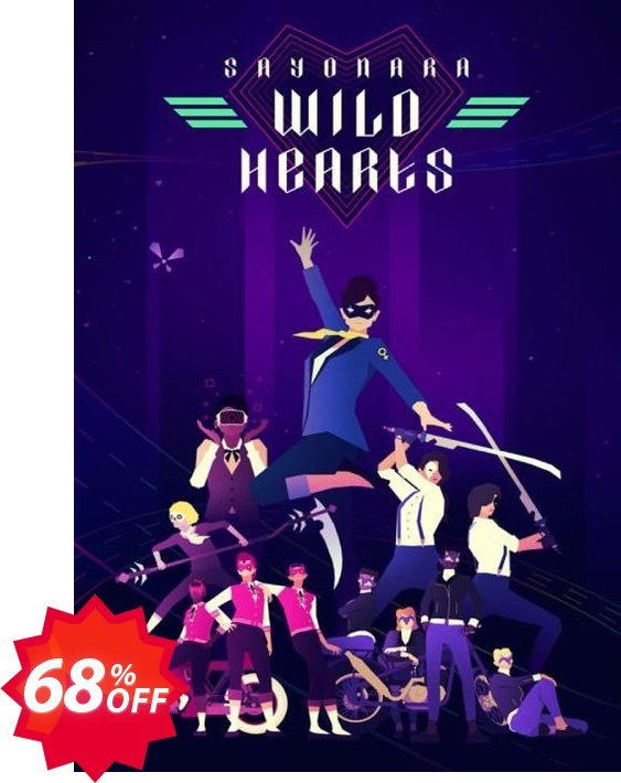 Sayonara Wild Hearts PC Coupon code 68% discount 