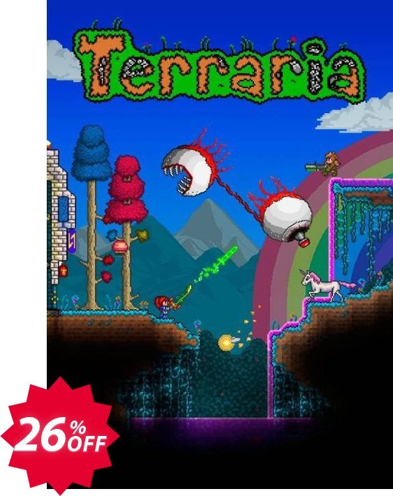 Terraria PC Coupon code 26% discount 