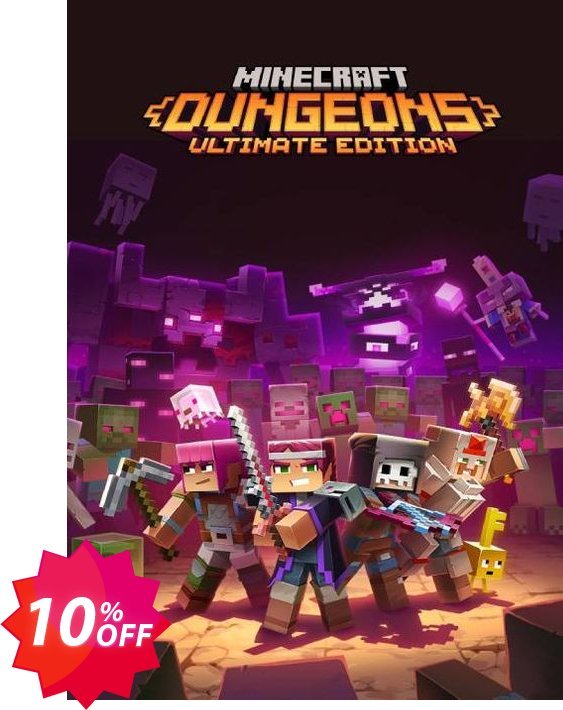 Minecraft Dungeons Ultimate Edition WINDOWS 10 Coupon code 10% discount 