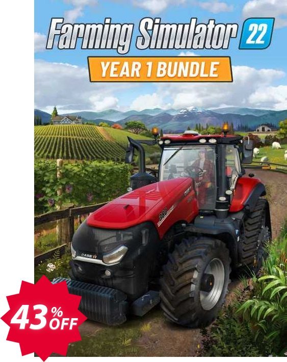 Farming Simulator 22 - Year 1 Bundle PC Coupon code 43% discount 