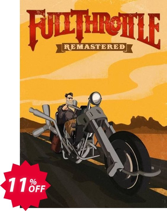 Full Throttle Remastered PC Coupon code 11% discount 