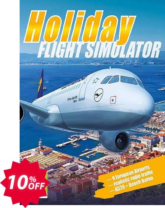 Urlaubsflug Simulator – Holiday Flight Simulator PC Coupon code 10% discount 