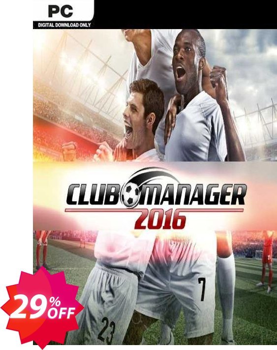 Club Manager 2016 PC Coupon code 29% discount 