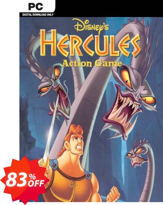 Disney's Hercules PC Coupon code 83% discount 