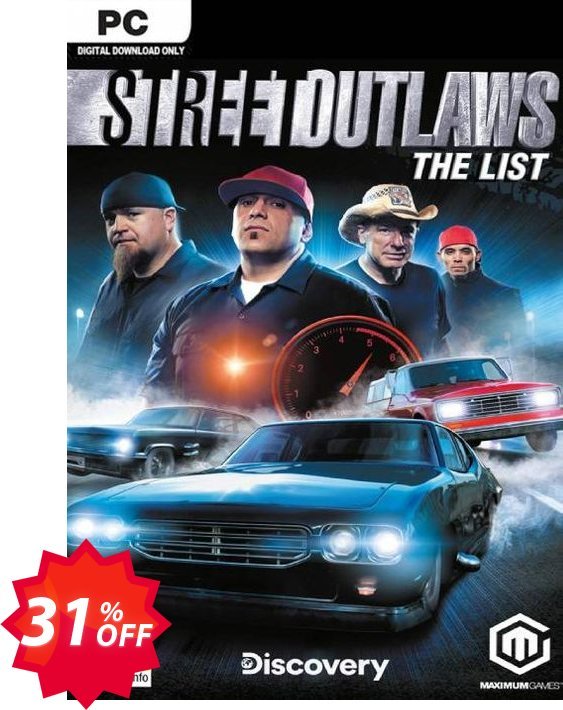Street Outlaws: The List PC Coupon code 31% discount 