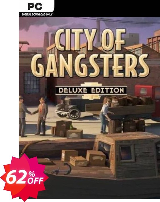 City of Gangsters Deluxe Edition PC Coupon code 62% discount 