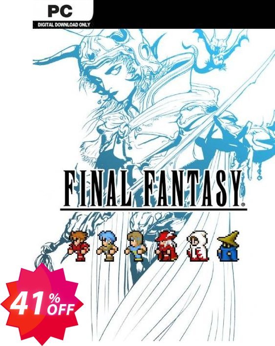 Final Fantasy Pixel Remaster PC Coupon code 41% discount 