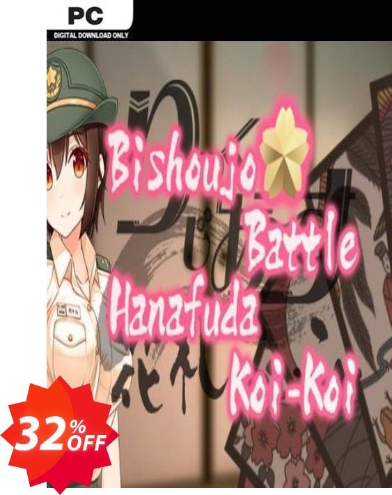 Bishoujo Battle: Hanafuda Koi-Koi PC Coupon code 32% discount 