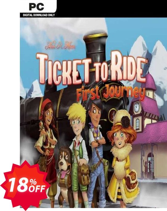 Ticket to Ride: First Journey PC Coupon code 18% discount 