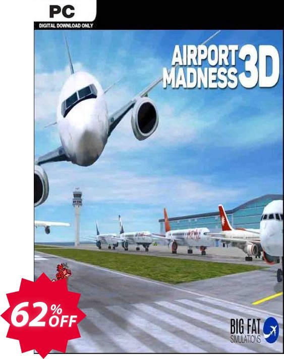 Airport Madness 3D PC Coupon code 62% discount 